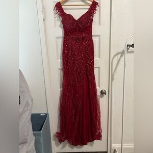 Cinderella Divine Red Sequin Dress